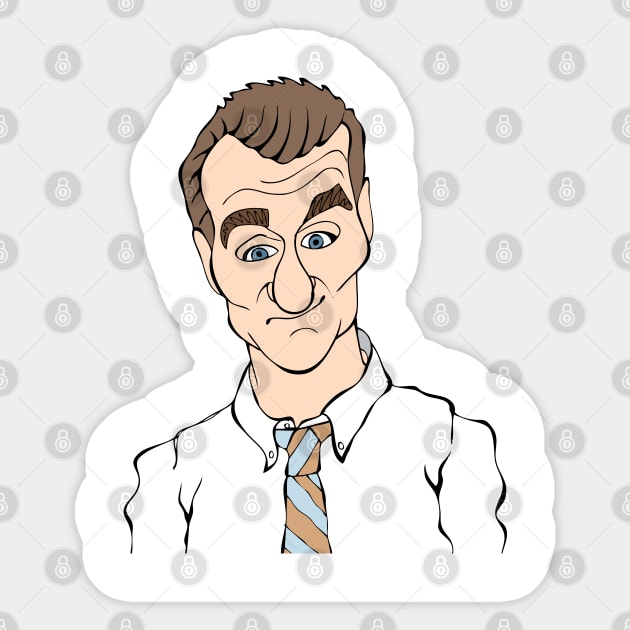 AL BUNDY Sticker by cartoonistguy